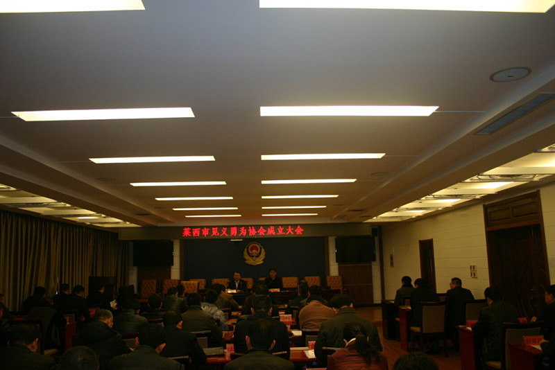 莱西市见义勇为协会正式成立(图2)